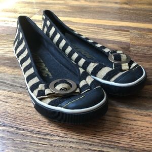 Rocket Dog striped sneaker flats